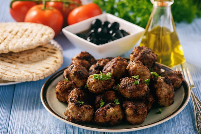 Gegrilde balletjes