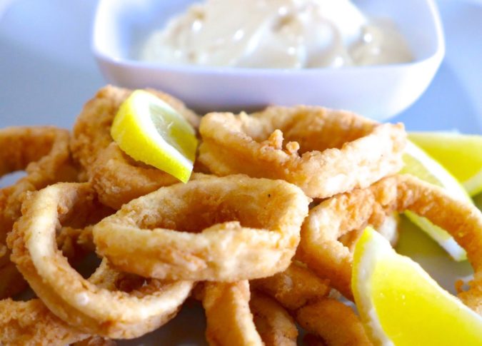 Calamars frit