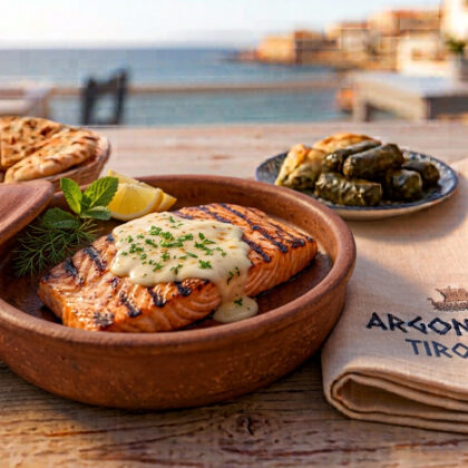 Pave saumon grillé