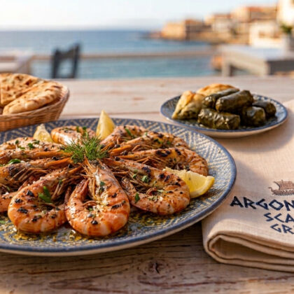 Scampis grillés
